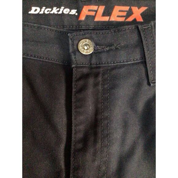 Dickies Work Pants Original Fit Flex Men's 30x30 Navy Blue Canvas Distressed - Picture 3 of 5